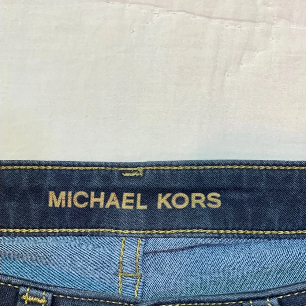 Michael Kors Selma Skinny High Rise Dark Wash Denim Jeans Women's Size 8 Stretch